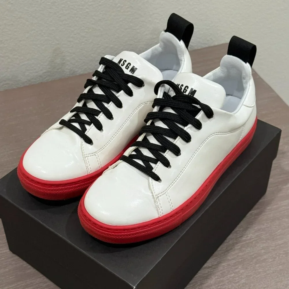 MSGM KIDS FASHION low top SNEAKERS
